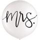 Large White Mrs. Wedding Balloon, 24in